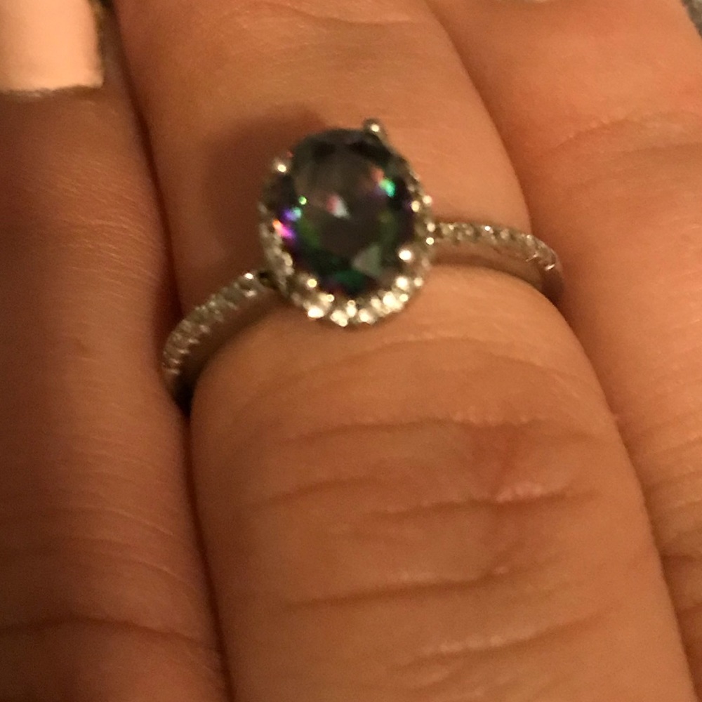 Mystic Topaz ring